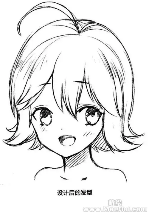 零基础漫画入门28构造出非凡的发型