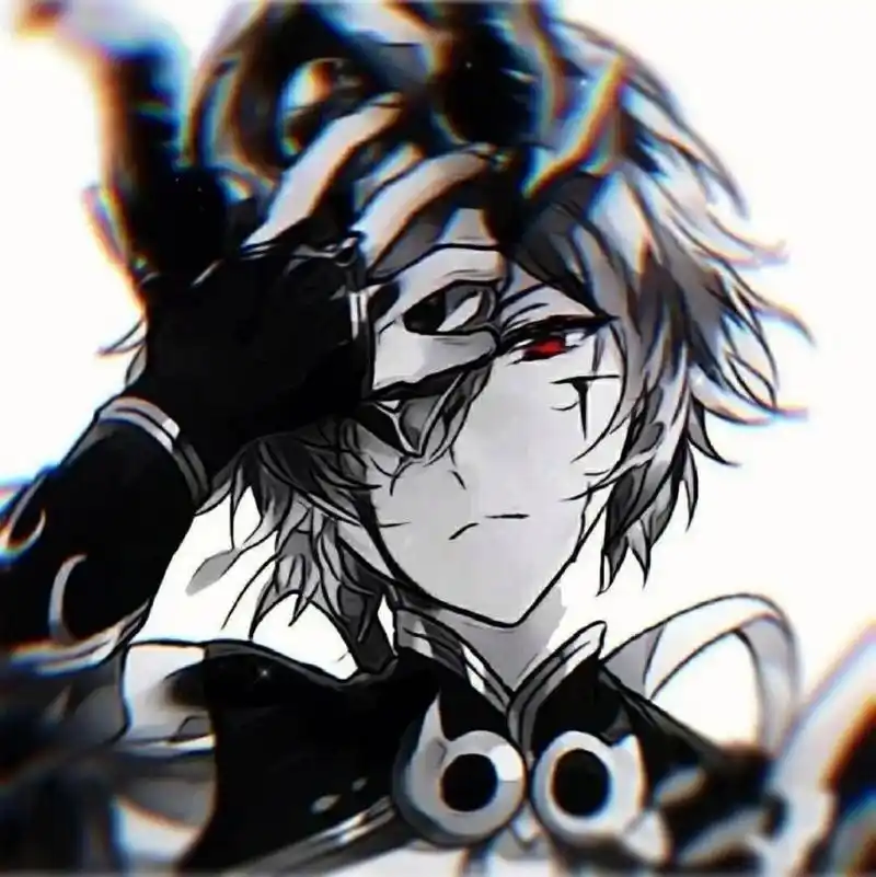 霸气男生头像,暗黑色系.