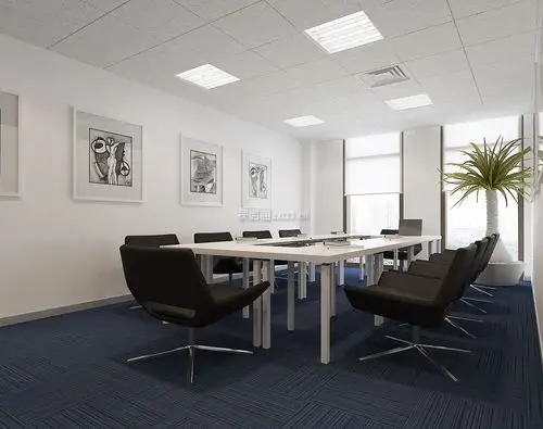 南充网络公司办公室现代风格1680平米设计方案 小型会议室设计_装信通