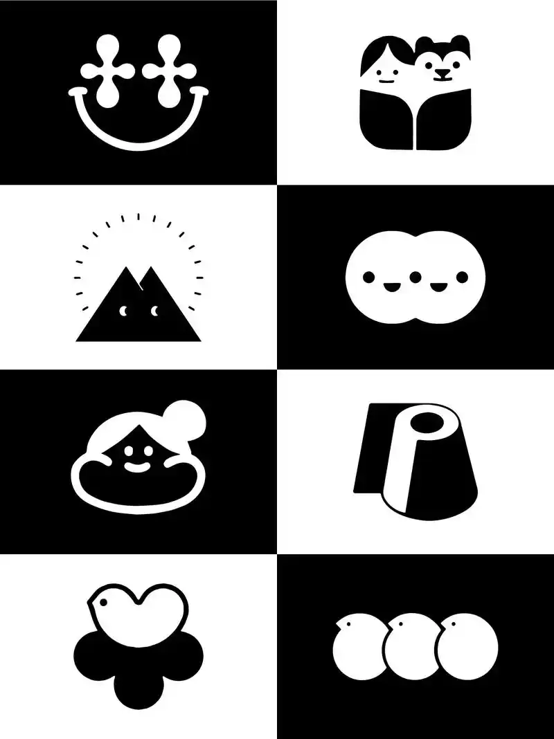 极简logo设计,lessismore