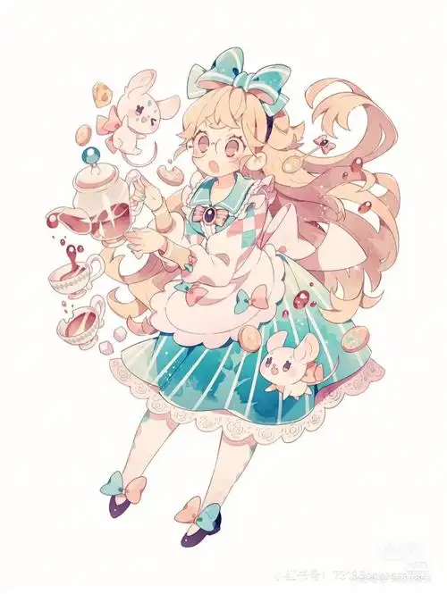 可爱全身动漫人物