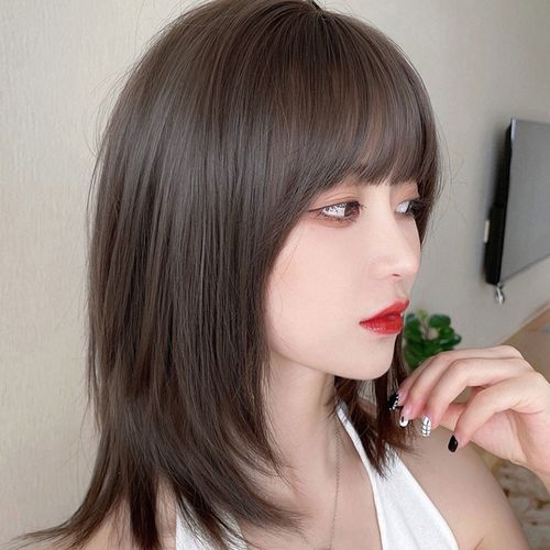 长发头套女士假发套高仿人发锁骨发披肩发型整顶假发套 假发女中长发