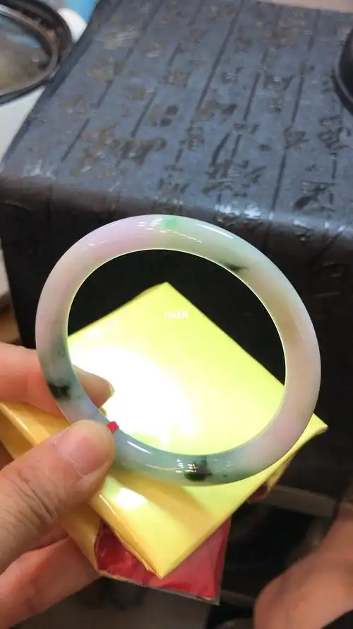 天然翡翠手镯女款叮当镯