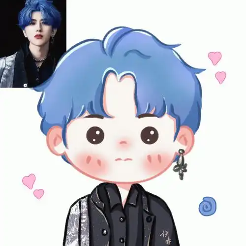 更新一个q版蔡徐坤大头