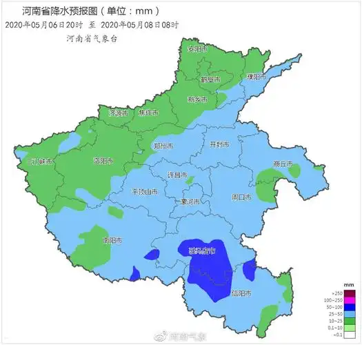 河南今夜到明天大范围降雨来访