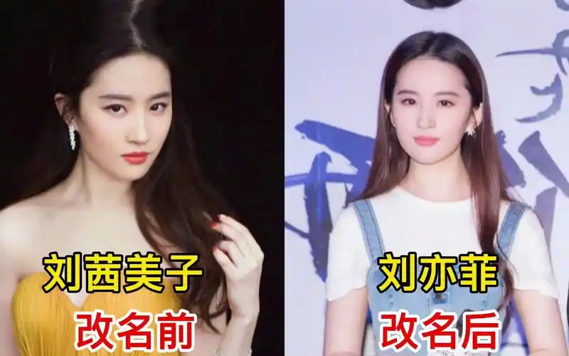 盘点21位明星改名前后对比,成龙原名陈港生,刘亦菲原名最意外