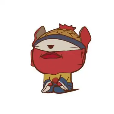 呆萌冷眼大鱼海棠的动画人物小头像 灵婆