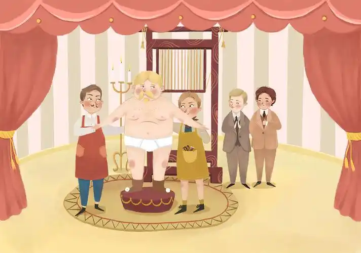 皇帝的新衣|插画|儿童插画|画画的大林 - 原创作品 - 站酷 (zcool)