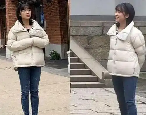 也让大家更愿意相信她们的身高,并不是很真实,看到沈月的路人照,大家