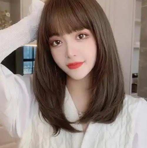 无需打理的齐肩发直发,打造清纯女神_发型造型_宝妈时尚生活网