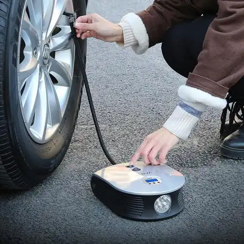 车载充气泵12v便携式小轿车打气筒多功能车用汽车轮胎打气泵