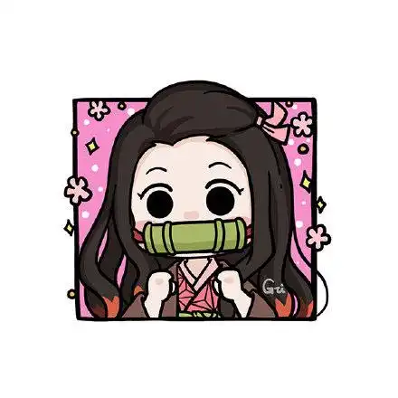 鬼灭之刃q版小插画头像