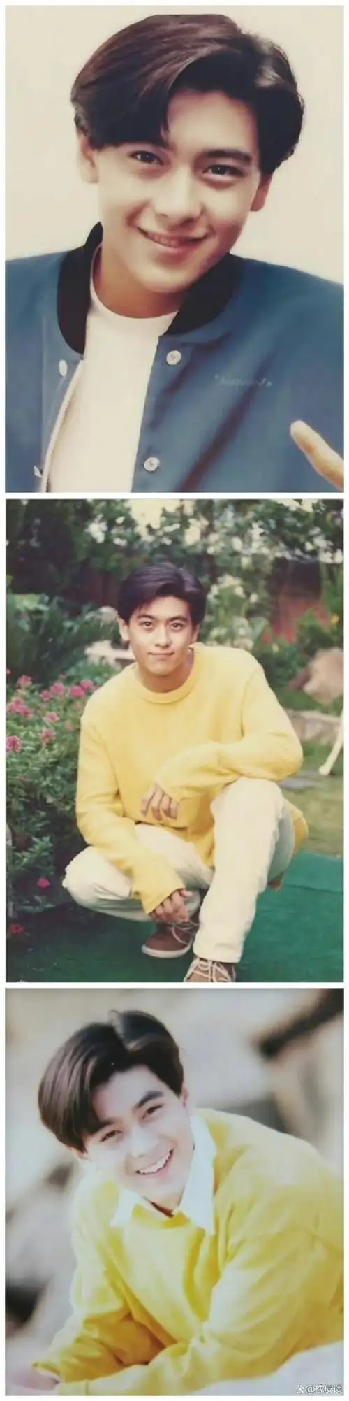 看林志颖年轻时的照片去穿透漫长的时光与曾经的少年相遇