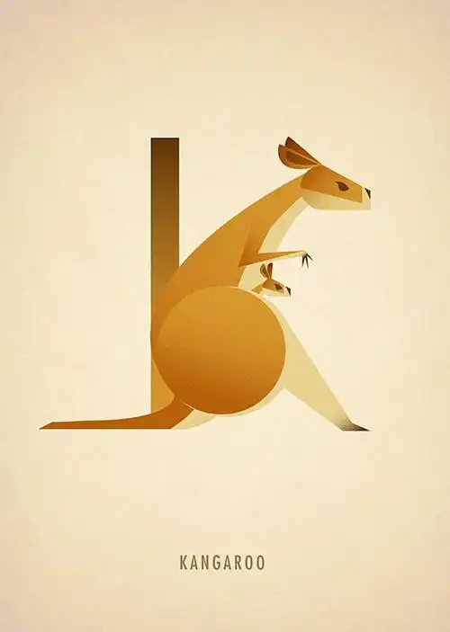 英文字母变身动物marcusreed动物字体设计