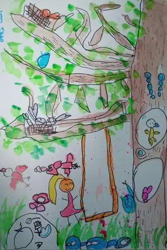 周五小芽班《树上树下》