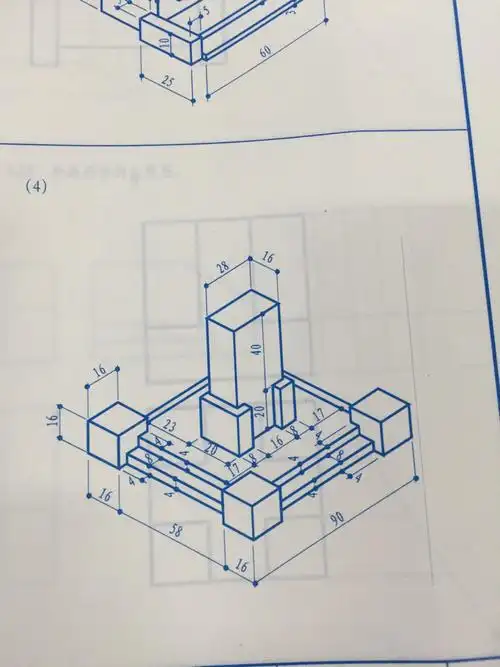 大神们这个画轴测图怎么画