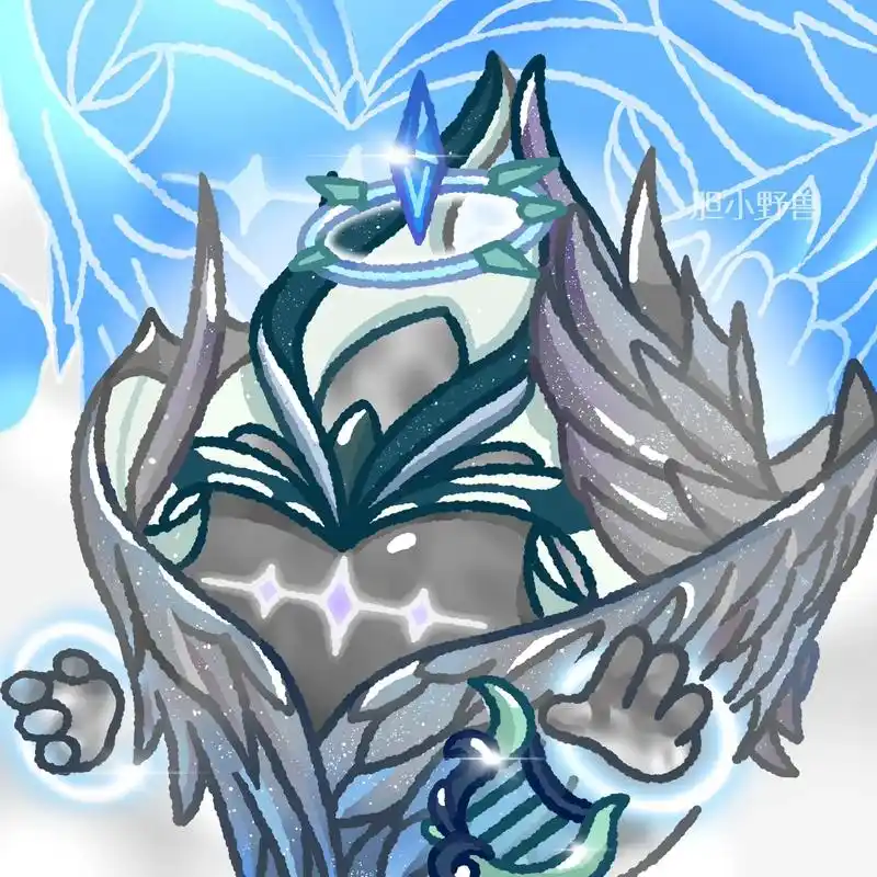 原创蛋仔头像|圣翼天使(四色版.终于把四个颜色画齐了! #蛋 - 抖音