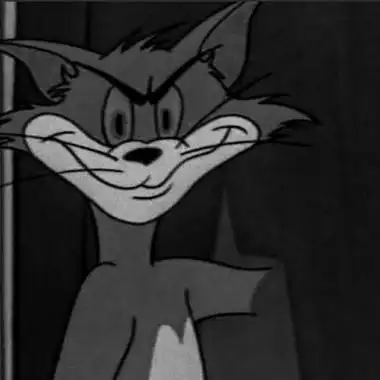 汤姆猫丧图头像高清好看的抖音汤姆猫丧图黑白头像