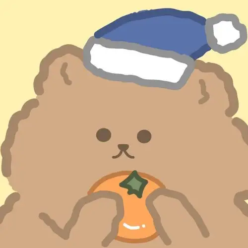 可爱小熊情侣头像点赞早日脱单