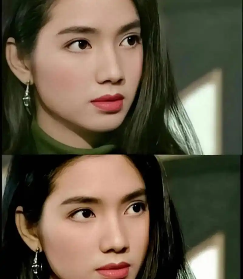 洪欣,上个世纪90年代走红的港星美女.尤其一双美目摄人心魄.