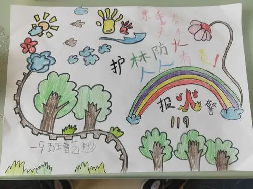 小手拉大手 森林防火 人人有责