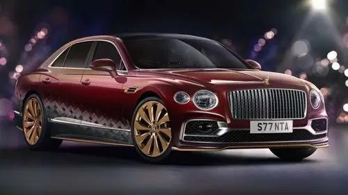 金色麋鹿车标 宾利发布飞驰车型圣诞特别版