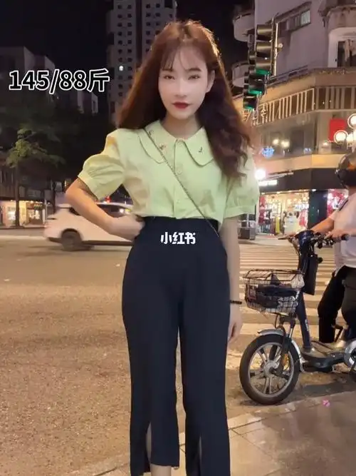 145小个子女生日常休闲穿搭