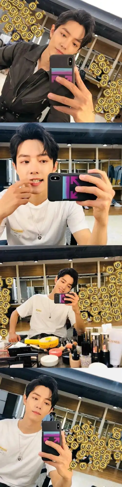 肖战纯素颜开机图