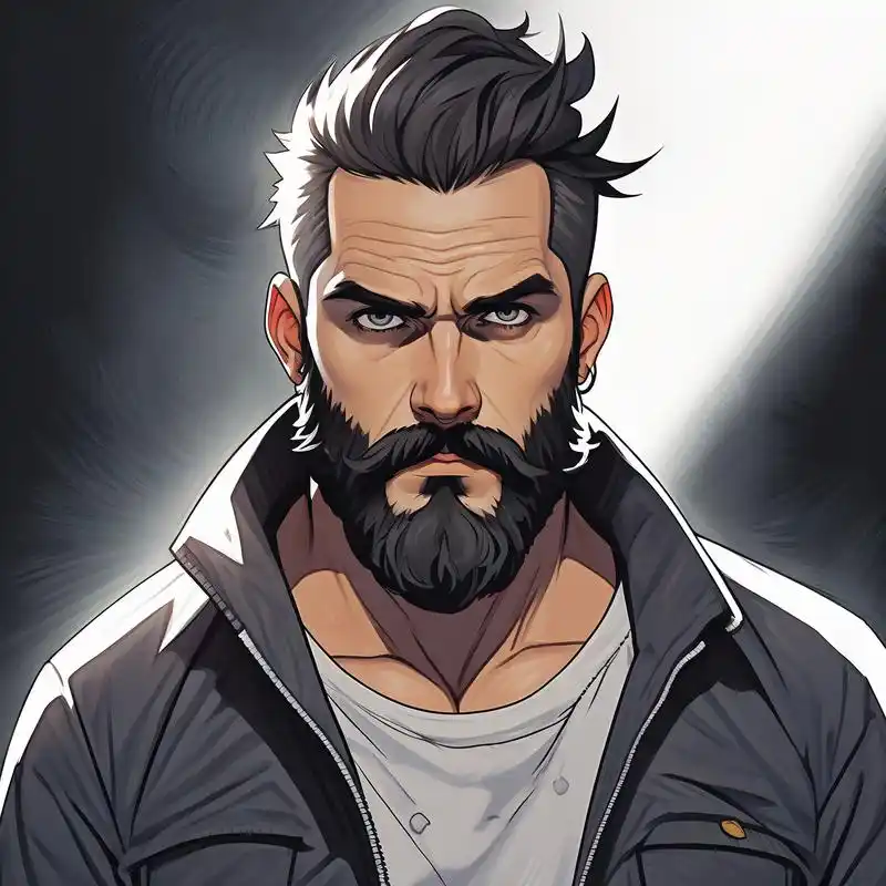 这些头像将大叔的稳重与沧桑感完美结合,又不失卡通风格的趣味性.