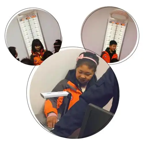 这些都是对付犯罪嫌疑人的工具了,称体重,量身高,采集指纹信息什么的.