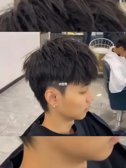 全网最帅狼尾发型男神版小狼尾发型