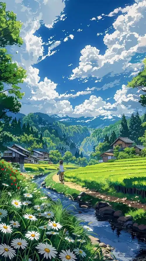 宫崎骏的夏天|故乡的原风景    #二次元新鲜事##某某壁纸