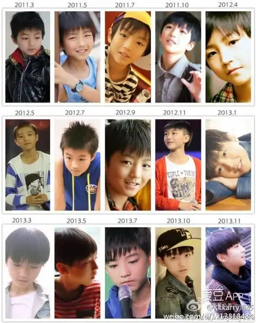 [tfboys][分享]160901 王俊凯成长年历 吾家少年初长成