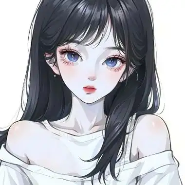 仙气干净可爱手绘动漫女头像 高清时尚好看闺蜜头像图片2023