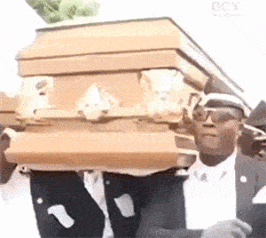 最近很火的黑人抬棺表情包黑哥一笑生死难料