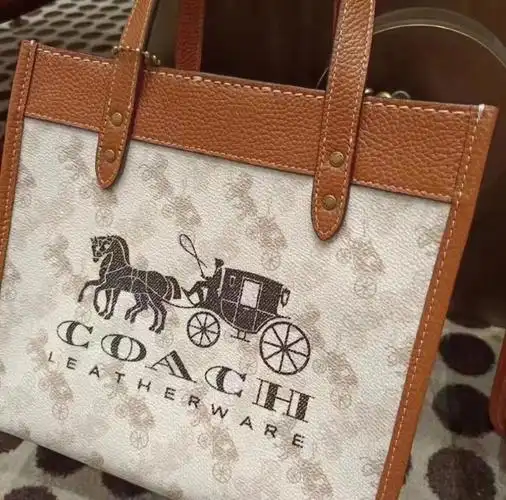 蔻驰新款马车tote