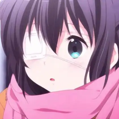 脸红动漫头像女