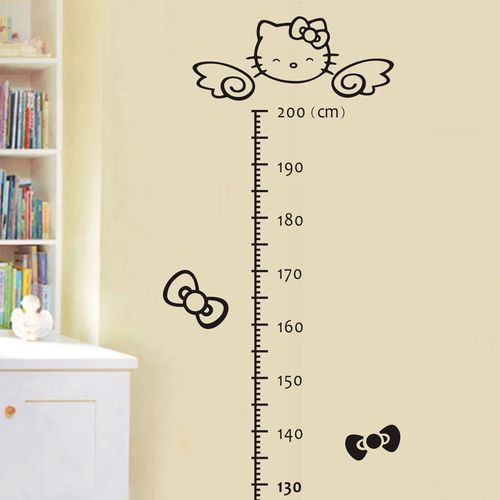 幼儿园成人量身高贴纸装饰画简约可移除墙贴uaxoces0tj