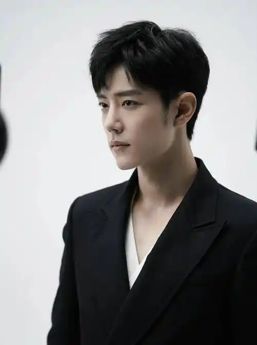 男星肖战时尚写真:剑眉朗目,清新俊逸