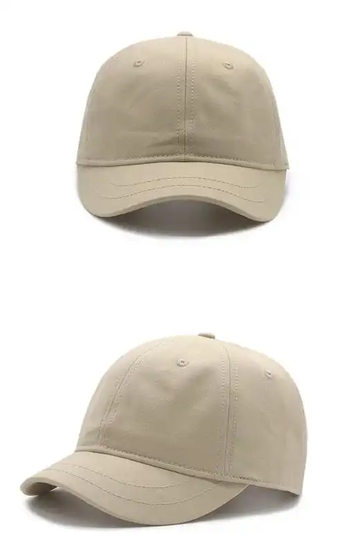 适合大脑袋的帽子 短帽檐帽子男春季复古美式短檐鸭舌帽潮雅痞男生寸