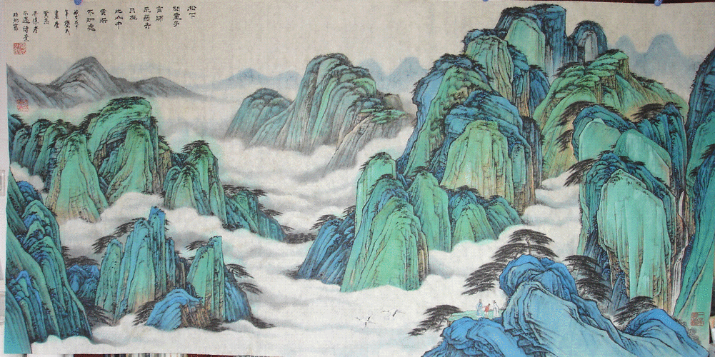 横幅山水画大全