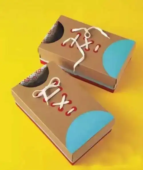 【手工环创】废鞋盒回收新玩法,高大上装饰绝对吸睛!