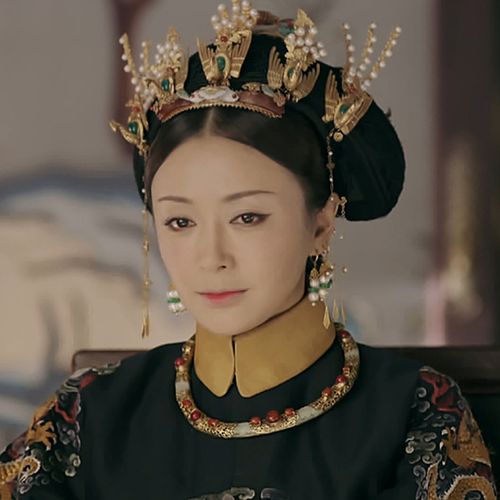 古装清朝贵妃头饰延禧攻略富察皇后发饰假发发饰