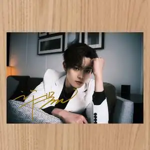 许凯亲笔签名照片亲签保真活动现场粉丝应援周边收藏无印刷