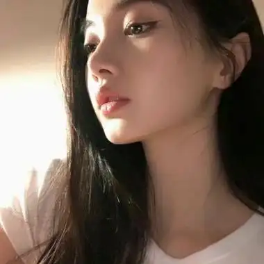 侧脸女生头像唯美淡雅