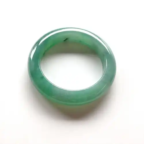 翡翠手镯526冰种湖水绿正圈手镯缅甸翡翠a货玉镯子0419175153