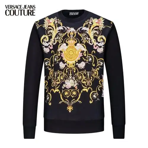 范思哲versacejeanscouture男装卫衣男士21春夏凡尔赛宫印花长袖