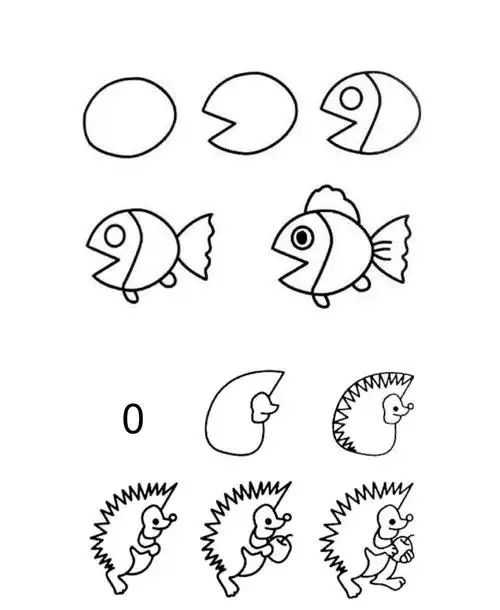 儿童简笔画图片打印版