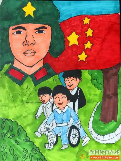 徐州市儿童医院海伦多兰英语杯童真里的色彩第二届儿童画创作大赛云龙