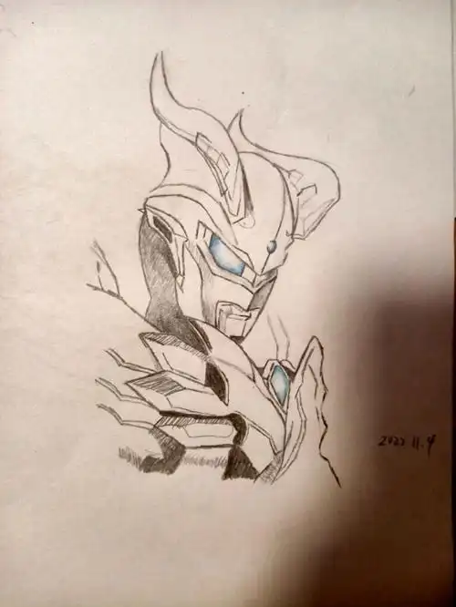 临摹赛罗奥特曼